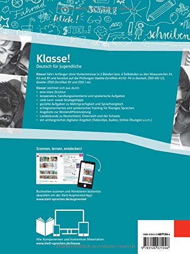 Klasse! a1.2 libro de ejercicios + audio: Cahier d'activités. Avec pistes audios