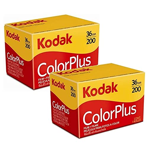 Kodak Color Plus - Carretes de fotos de 35 mm y 200/36, lote de 2 unidades -