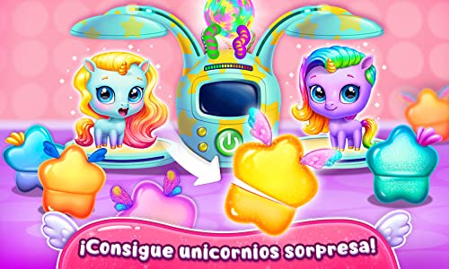 Kpopsies - ¡Eclosiona una banda de unicornios estrellas de pop! ¡Baila y juega con tiernos ponis! ¡Dales de comer y vístelos!