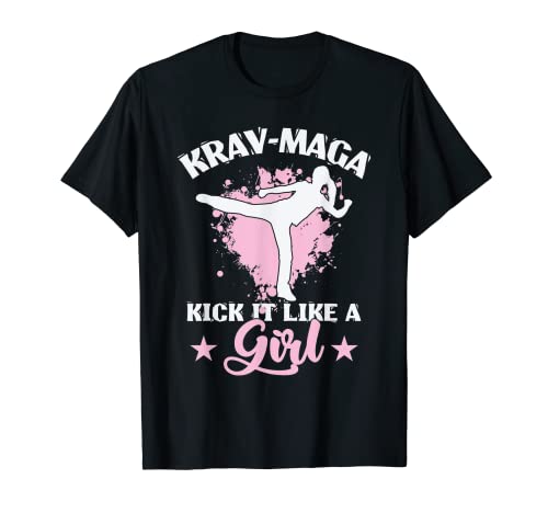 Krav Maga Kick It Like a Girl Training Camiseta