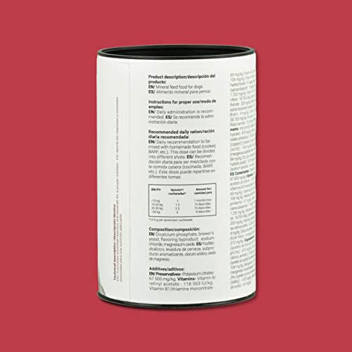KUNKAY Homemadekun Perros - 260 g | Suplemento vitamínico y Mineral para una Dieta Completa y equilibrada