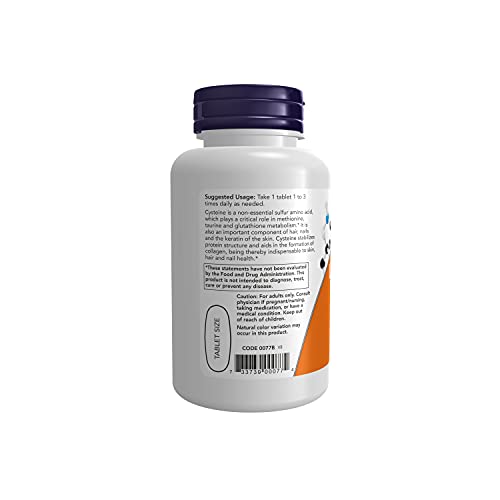 L-Cisteina 500 Mg 100 Tabletas