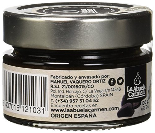 La Abuela Carmen Pasta de Ajo Negro Ecológico - 2 Paquetes de 100 gr - Total: 200 gr