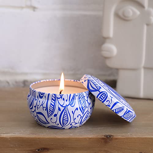 La Jolíe Muse Velas Citronela - Juego de Velas de citronela, Velas aromaticas en Interiores y Exteriores, Lata, 35-45 Horas*2