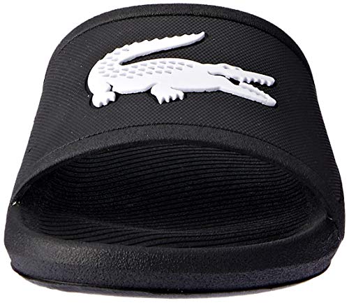 Lacoste Croco Slide 119 3 CFA, Chanclas Mujer, Negro (Black/White), 39.5 EU