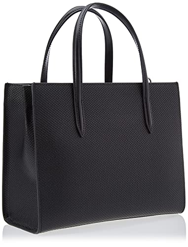 Lacoste NF3563KL Square Shopping Bag para mujer, negro, talla única
