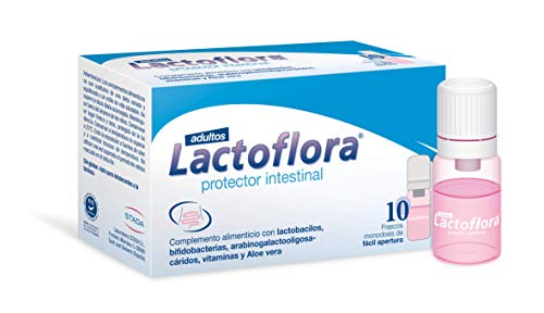 Lactoflora Probiótico Protector Intestinal para Adultos 10 frascos monodosis de fácil apertura