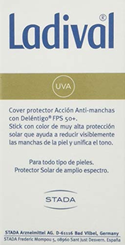 Ladival Stick cover anti-manchas FPS50+ corrige las manchas del sol y de la edad, 4g