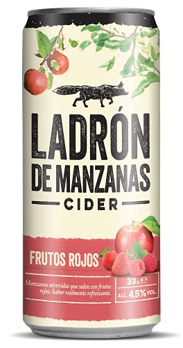 Ladrón de manzanas Cider frutos rojos pack 24 latas 33cl - 7920 ml