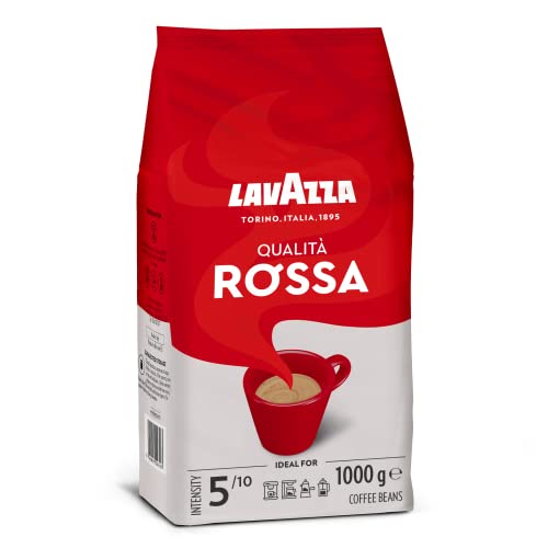 Lavazza Café en Grano Espresso Qualità Rossa, Paquete de 1 Kg