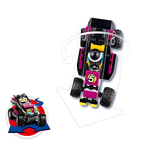 LEGO 60288 City Furgoneta de Transporte del Buggy de Carreras, Coche Todoterreno de Juguete para Niños 5 Años, con 2 Figuras de Conductores