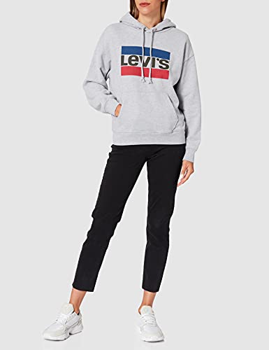 Levi's Graphic Standard Hoodie Sudadera, Sportswear 2.2 Starstruck Heather Grey, M para Mujer