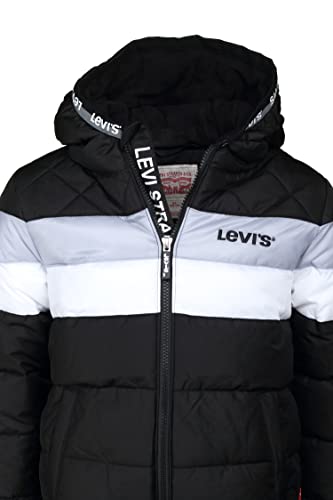 Levi's Kids Boy's LVN Colorblock Jacket, Black, 14 Years