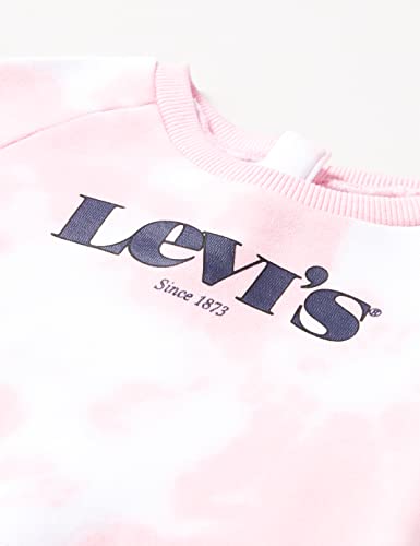 Levi's kids Lvg Tie Dye Knit Set Juego de Pantalones, Almendra, 6 Meses Bebé-Niñas