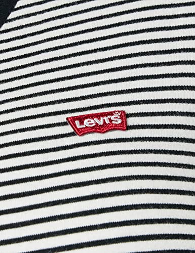 Levi's PL V Neck tee Camiseta, Raita Caviar-Gorro de Punto, XXXL para Mujer