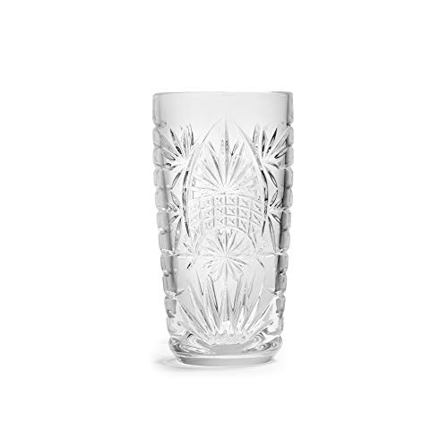 Libbey Copa longdrink Glas Atik – 270 ml / 27 cl – 6 Piezas – Apto para lavavajillas – diseño Vintage – Calidad Alta