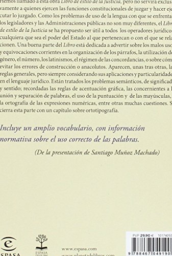 Libro de estilo de la Justicia: Dirigido por Santiago Muñoz Machado (NUEVAS OBRAS REAL ACADEMIA)