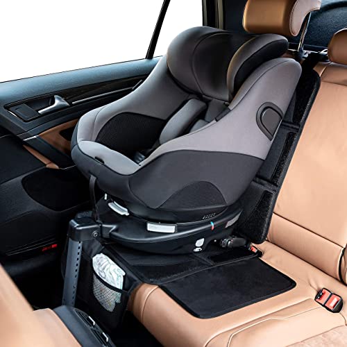 LIONSTRONG - Protector seguro para asiento infantil - Protege tu coche - Fundas para sillas de coche - ISOFIX (negro)