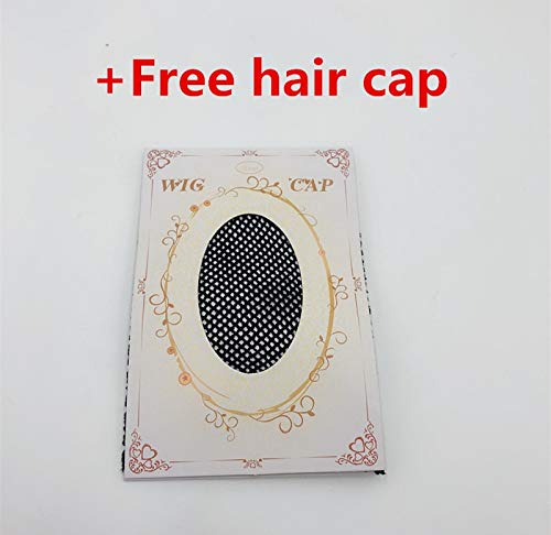 LJYNB Pelucas de Cosplay de Akita Neru, pelo sintético de fibra de alta temperatura, pelo dorado con coletas dobles + red para el pelo gratis
