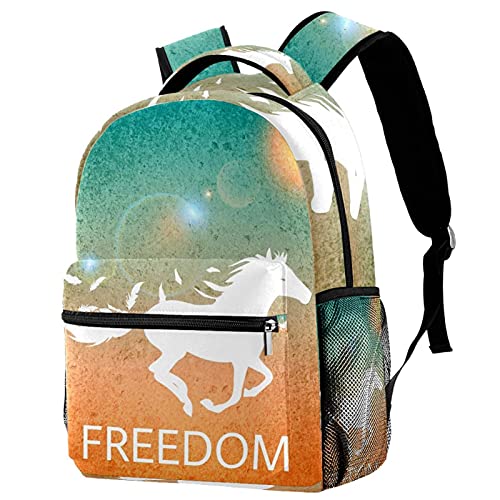 Lleve la mochila con estilo caballo de la libertad