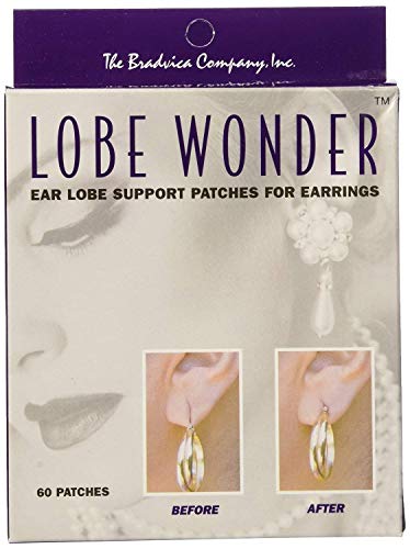 Lobe Wonder Earring Support Patches, 60-Count Boxes (Pack of 4) by Lobe Wonder
