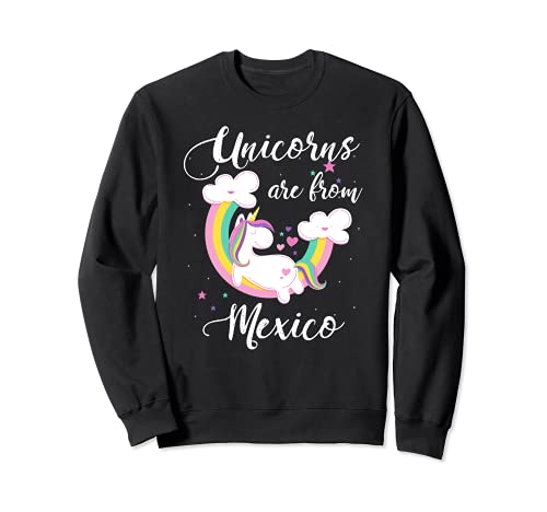Los unicornios son de México Funny Home Country Mexican Pride Sudadera