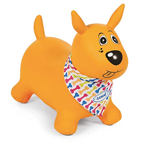 Ludi- Juegos de hábil idad Mi Perro Saltarín Amarillo, Multicolor (2778)