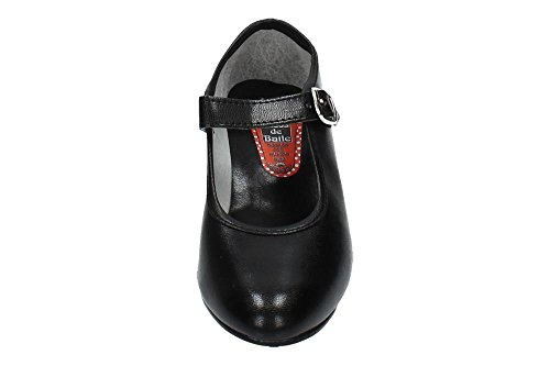 MADE IN SPAIN 15 Zapato DE SEVILLANAS NIÑA Zapatos TACÓN Negro 38