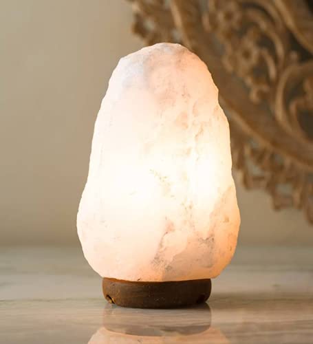MAGIC SALT LIGHTING FOR YOUR SOUL Lámpara de Sal del Himalaya 2-3kg Blanca