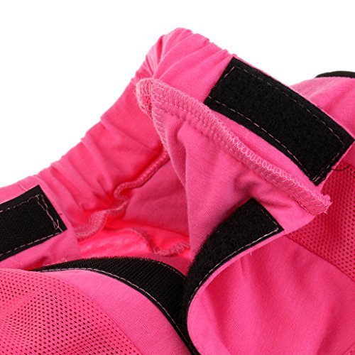 MagiDeal – Pantalones cortos acolchados de niño con protector de almohadilla para la cadera, ideales para esquí, patinaje, snowboard, color rosa, tamaño XS