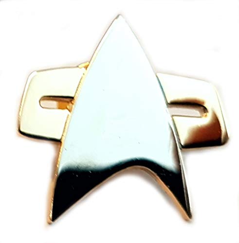 Mainly Metal Insignia de Pin chapada en oro Trek Voyage Communicator (25 mm)