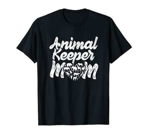 Mamá Cuidadora De Animales Diciendo Cuidador De Animales Camiseta