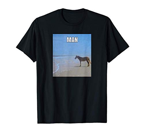 Man Horse Meme Camiseta
