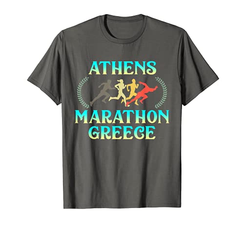 Maratón de Atenas Grecia - Acrópolis de entrenamiento griego Camiseta