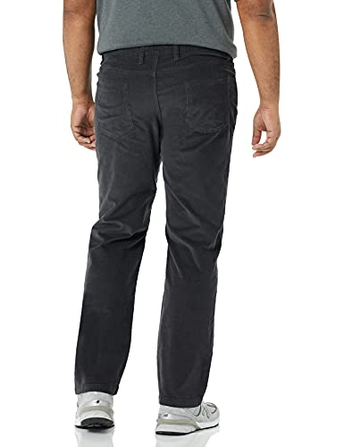 Marca Amazon – Goodthreads – Pantalones elásticos y cómodos de pana de corte recto con 5 bolsillos para hombre, Gris (Grey Gre), 29W x 29L