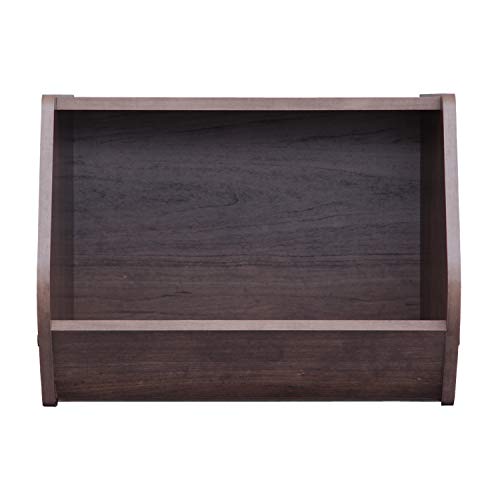 Marca Amazon - Movian Nicho de almacenamiento abierto en madera - Caja de almacenamiento modular de madera apilable STB-400 - Roble marrón, 40 x 38,8 x 30,5 cm de ancho (531484)