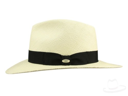 Mayser Menton Panama sombrero Traveller de paja – bleached beige 63