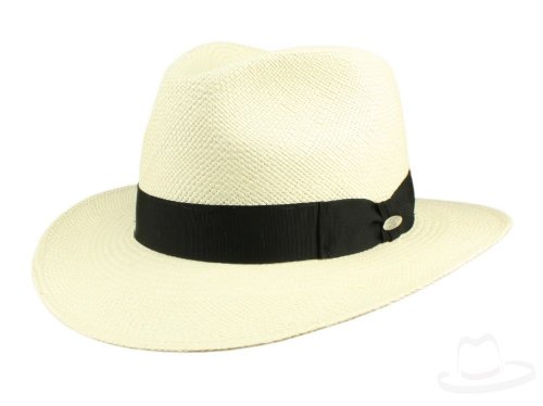 Mayser Menton Panama sombrero Traveller de paja – bleached beige 63