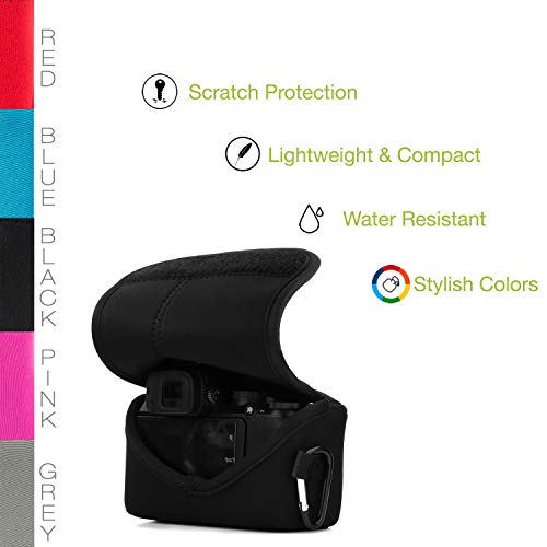 MegaGear MG1817 - Funda de Neopreno Ultraligera Compatible con Nikon Z50 (16-50 mm), Color Negro