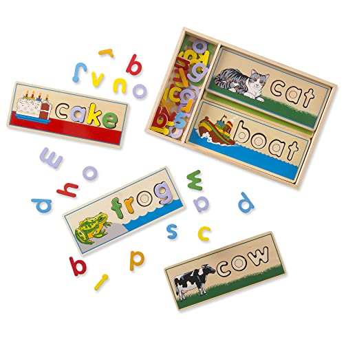 Melissa & Doug- See & Spell Juego Educativo Ortografía, 4-6 Años, Multicolor (12940)