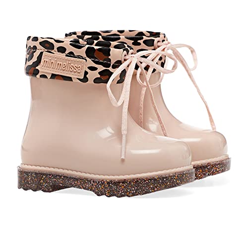 Melissa Mini Rain Boot Print Girl Toddler Shoes, Brillo de colorete., 27 EU