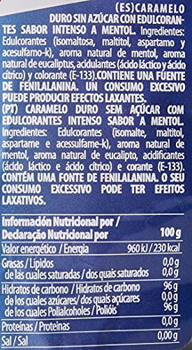 Mentolin Extra Fuerte Sin Azúcar 1000 gr