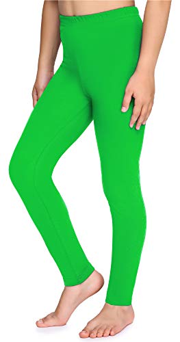 Merry Style Leggins Mallas Pantalones Largos Ropa Deportiva Niña MS10-225 (Verde,134)