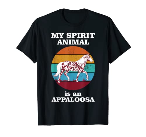 Mi espíritu animal es un caballo divertido Appaloosa Camiseta