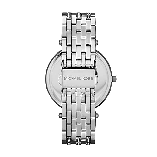 Michael Kors Reloj para Mujer DARCI, Tamaño de Caja de 39 mm, Movimiento de Tres Manecillas, Correa de Acero Inoxidable, Rosado