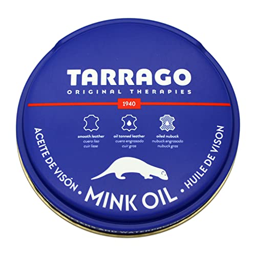 Mink Oil 100 ml | Grasa Enriquecida con Aceite de Visón para Artículos de Cuero | Pasta de Relleno para Reparar Todo Tipo de Calzado en Superficies de Cuero