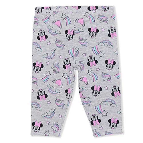 Minnie Unicorn Dreams Legging Set W/Ponytail Holders Pink