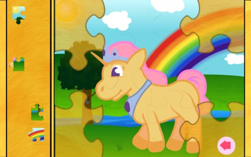 Mis juegos de Poni para Niñas: Pequeño Poni Rompecabezas para Niños y Niñas que aman los caballos y ponis de princesa unicornio - Versión Educativa