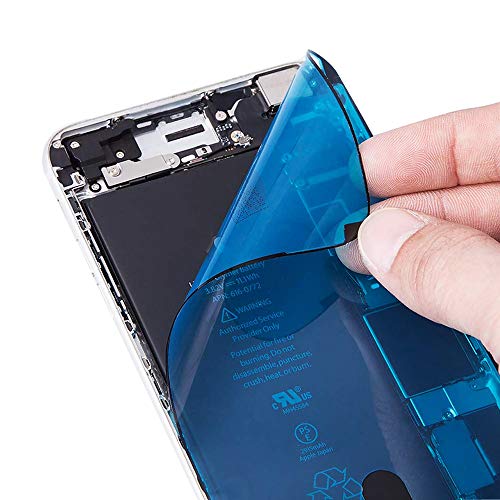 MMOBIEL 2X Pegatina Adhesiva pre-Cortada Impermeable Compatible con iPhone 8 Plus 5.5 Pulgada Marco LCD (Blanco)