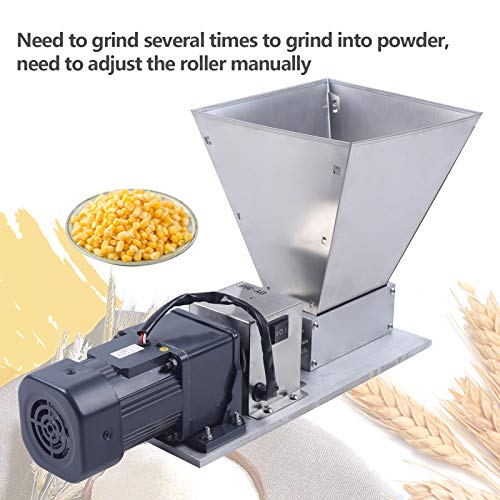Molinillo de granos eléctrico 4L Molino triturador de cereales molienda ajustable para cereales cebada trigo Maíz 75RPM